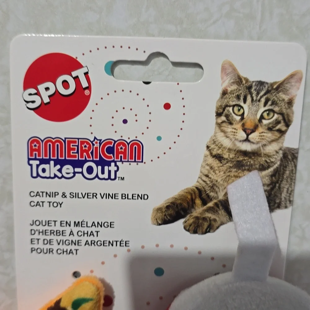 Cat Toys American Take-Out Spot Brand‎ Pizza And Drink NWT